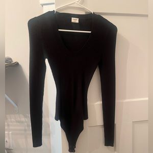 Black long sleeve bodysuit. Abercrombie and fitch worn once great condition